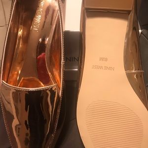 Nine West Rose Gold Flats